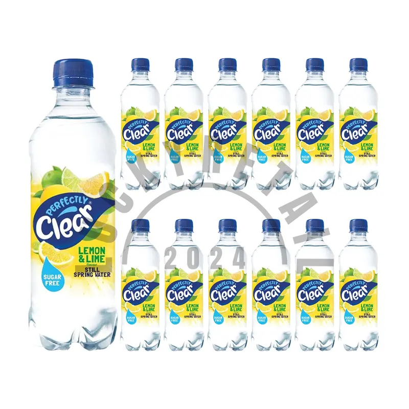 Perfectly Clear Still Spring Water 12 Pack (12 x 500ml) Bottles | Lemon & Lime, Orange & Mango, Strawberry & Summer Fruits Flavour | Sugar Free Fruit Flavoured Water Drinks Beverage 4