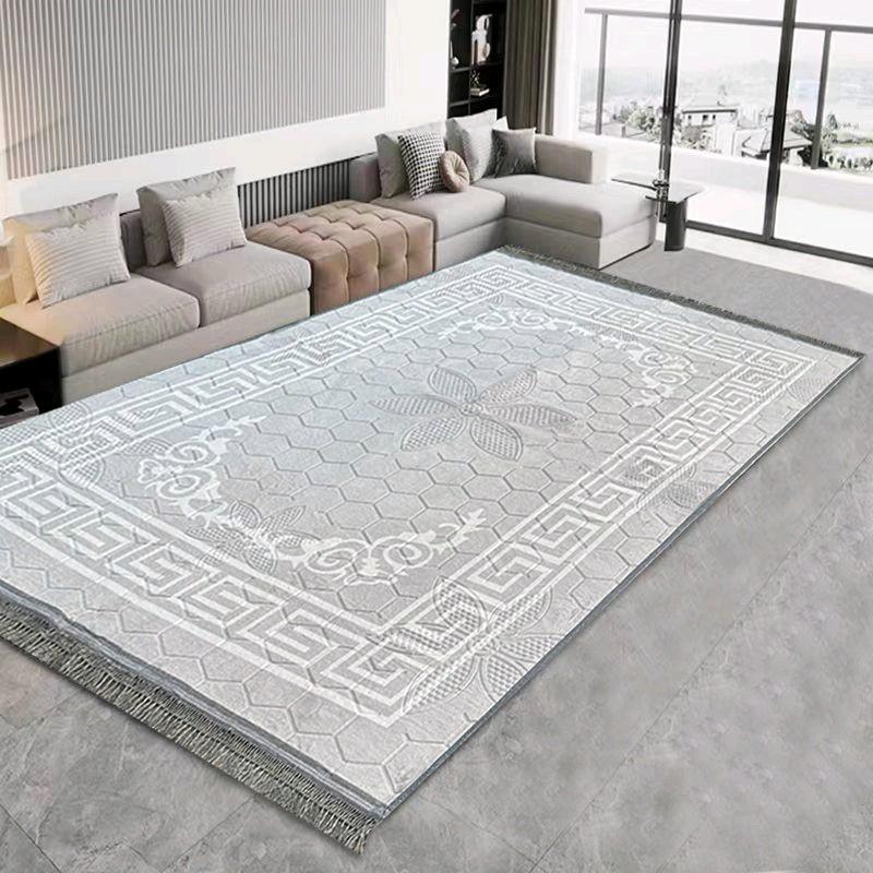 New Greek Style Rug Border Design Non Slip Machine Washable 90x190cm 160x230cm 2