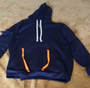 Product Review of 2024 New Multi Pocket Zipper Fleece Hooded Casual Shirt for Men and Women Plus Size Loose Pullover Fashion Sweatshirt top Menswear Soft Stylish Long Sleeve jacket from M**c 0