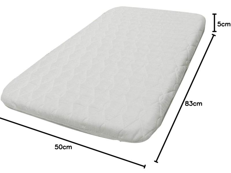 Next to me chicco Deluxe Crib Mattress Compatible Bedside Crib Next2Me (83 x 50 x 5 cm) 4