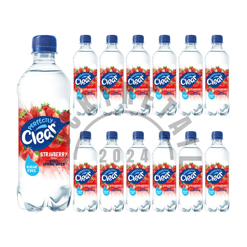 Perfectly Clear Still Spring Water 12 Pack (12 x 500ml) Bottles | Lemon & Lime, Orange & Mango, Strawberry & Summer Fruits Flavour | Sugar Free Fruit Flavoured Water Drinks Beverage 3