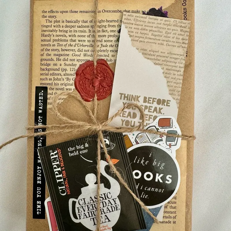 Contemporary Blind Date With a Book - Brand new paperback with bookmark, tea & stickers 2