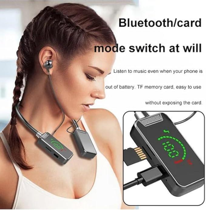 Wireless Sound Card Live Broadcasting Audio,Earphones HOT Bluetooth H7T3 Free Shipping Headphones Waterproof Neckband Noise Cancellation Streaming Charging Headset Electronic Earbud 2