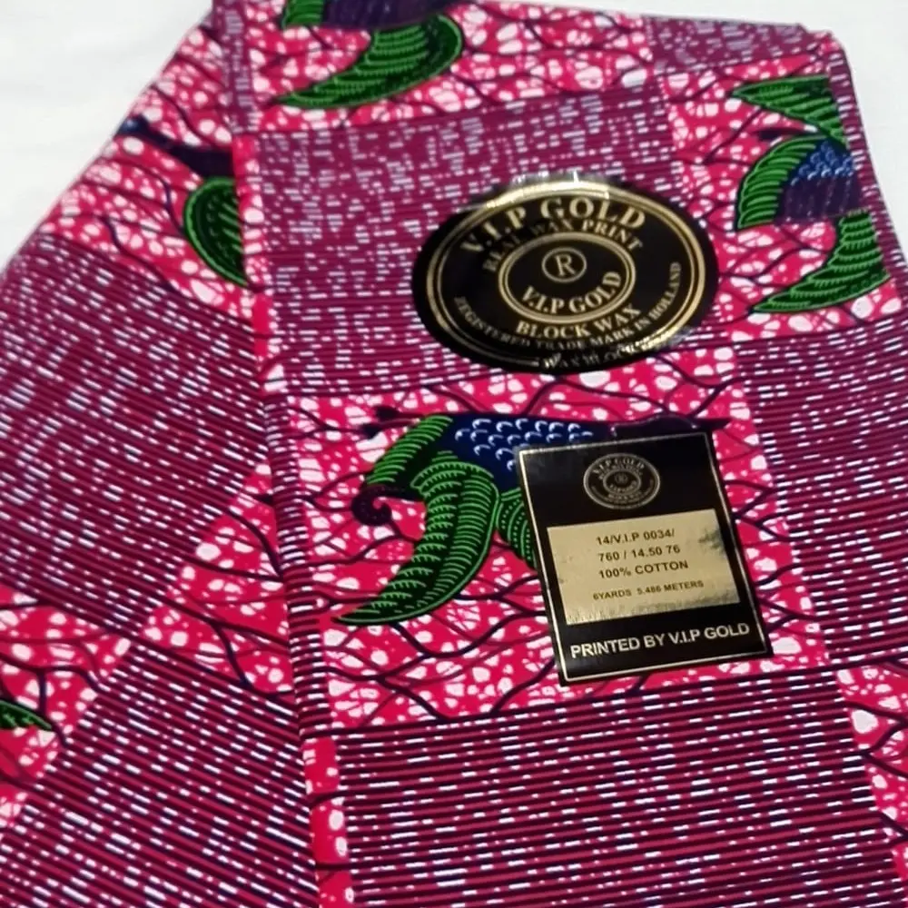 This Ankara / Lungi / Wax Print Cotton is called Sika Tu among Ghanaian Cotton