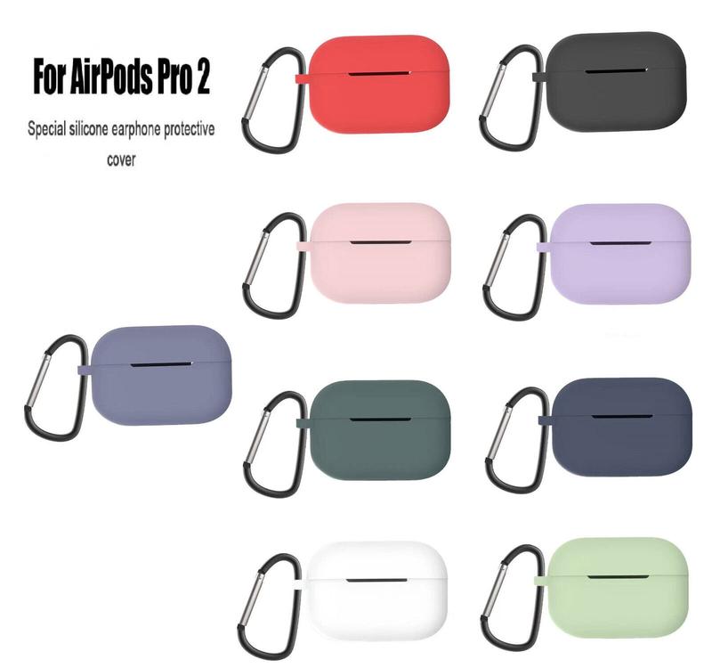 JMF Tech Case compatible with AirPods Pro 1st, 2rd Gen Cover Portable Silicone Skin Protective Cover with Keychain (Support Wireless Charging) for AirPods Pro 1st & 2nd, 3rd Generation. 1