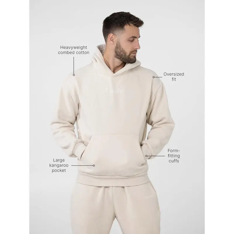 Oversized Signature Fit Hoodie | For Stress & Anxiety Women's Solid Colour Drop Shoulder Sweatshirt, Casual Fashion Comfortable Split Long Sleeve Pullover &. Sweatshirt for daily outdoor wear, spring and autumn men's and women's clothing, winter clothing 8