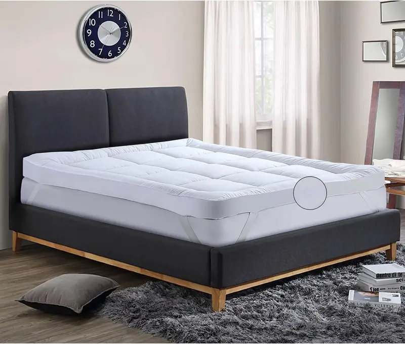 SAIMAZ 4" Inch Deep Luxury Soft Hotel Quality Microfiber Mattress Topper All Sizes 10cm 1