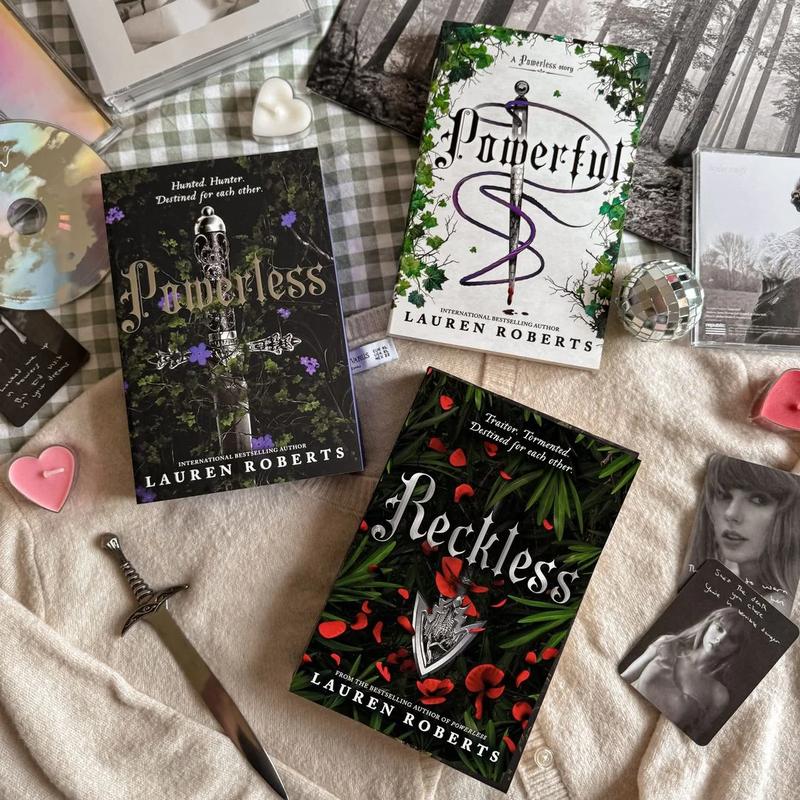 Product Introduction of The Powerless Trilogy by Lauren Roberts - Young Adult Fantasy Adventure Romance Books 1