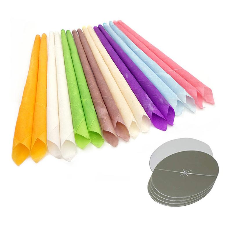 Glamza Clearsound Ear Candle Pair - 8 Pairs with Discs - Natural Relaxation & Ear Care Solution 2