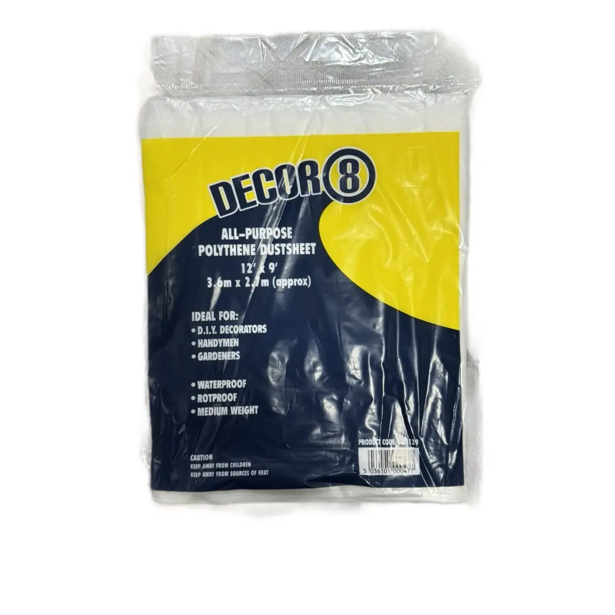 All-Purpose Polythene Dust sheets (12’ x 9’ - 3.6m x 2.7m Approx)