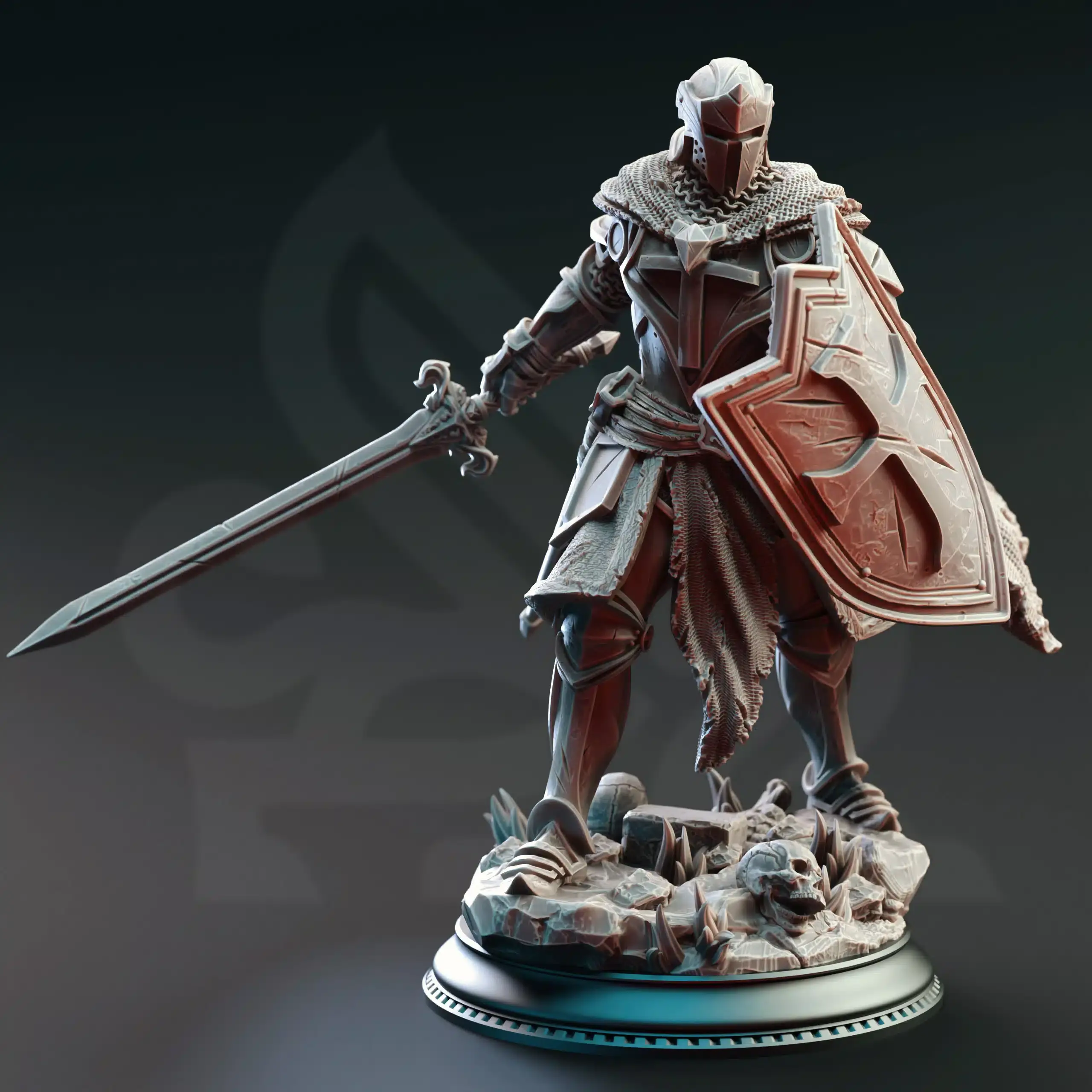 Leopold the Undying – Cursed Paladin DnD D&D Miniatures TTRPG DM Stash
