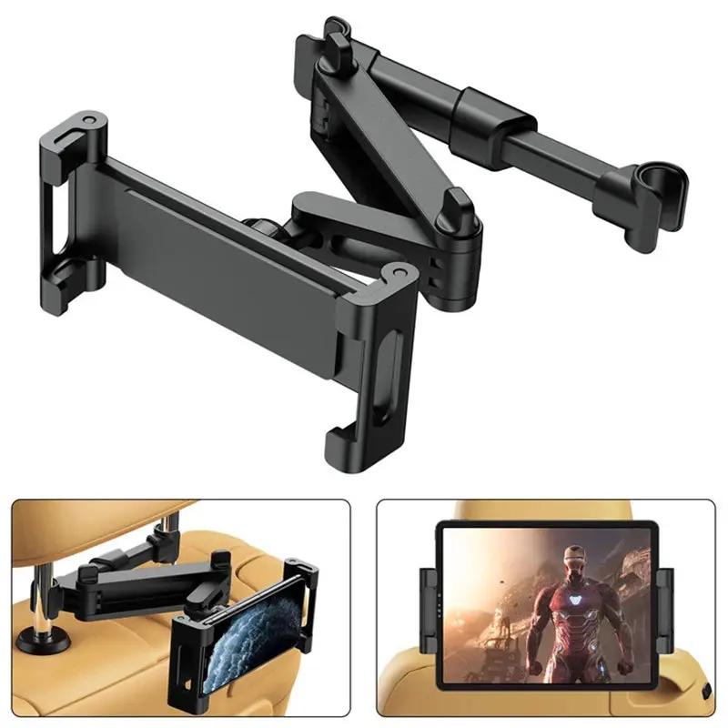 Car Tablet Holder Headrest Tablet Mount Headrest Stand Cradle Compatible With Devices For Cell Phones And Tablets Cellphone Smartphone