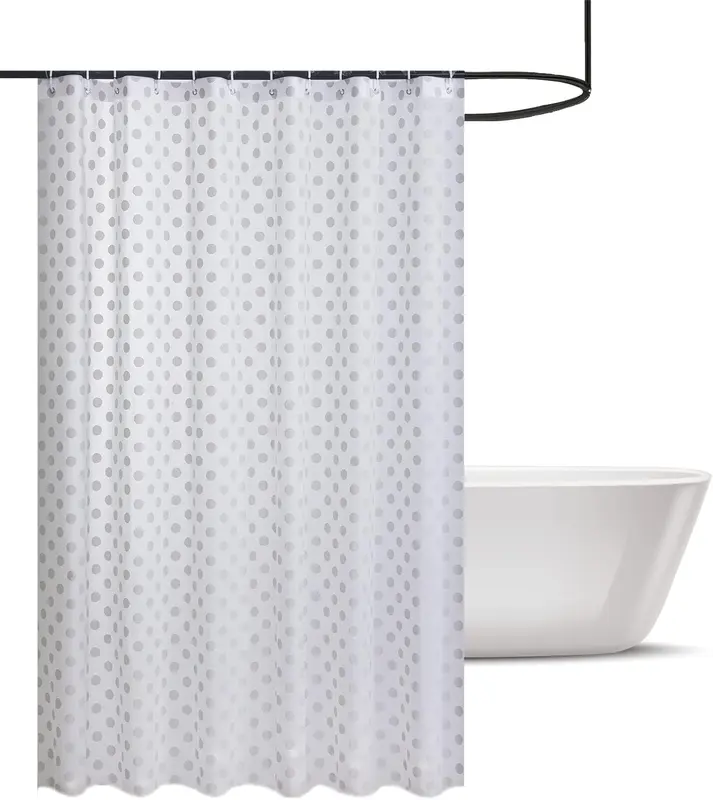 Mould & Mildew Resistant Shower Curtain – Heavy-Duty Water-Repellant Fabric for Bathrooms 6