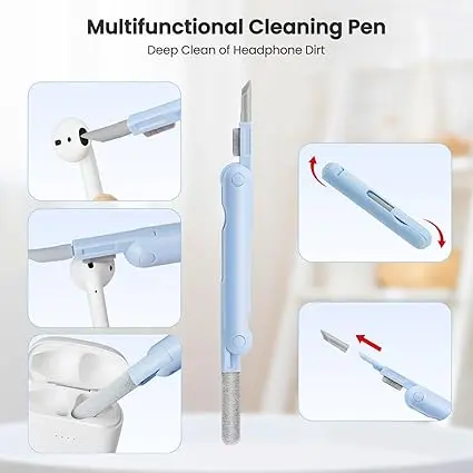 7-in-1 Gaming Keyboard Cleaning Tool, 1 Piece Multifunctional Dust Removal Brush Cleaning Products for Phone, Earphone, Computer, Laptop, Watch, Camera, Lens, Phone Accessories, Portable Cleaning Gadgets, Dust Remover Tool Sweep Brush 2
