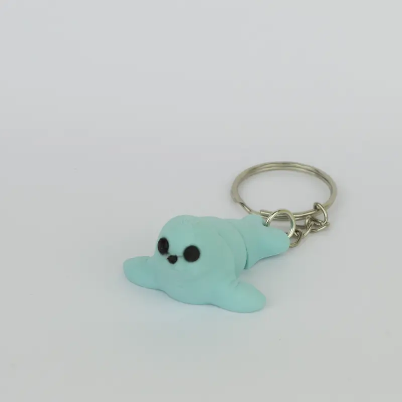 Baby Seal Fidget Toy Keyring - The Perfect Keychain Companions 1