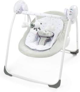 (079)LADIDA Folding Baby Swing, Sweet Little Lamb Design, Soothing Music, Suitable for Newborns baby seat baby swing baby  rocker baby  essentials crib babysleep  aid baby  cot