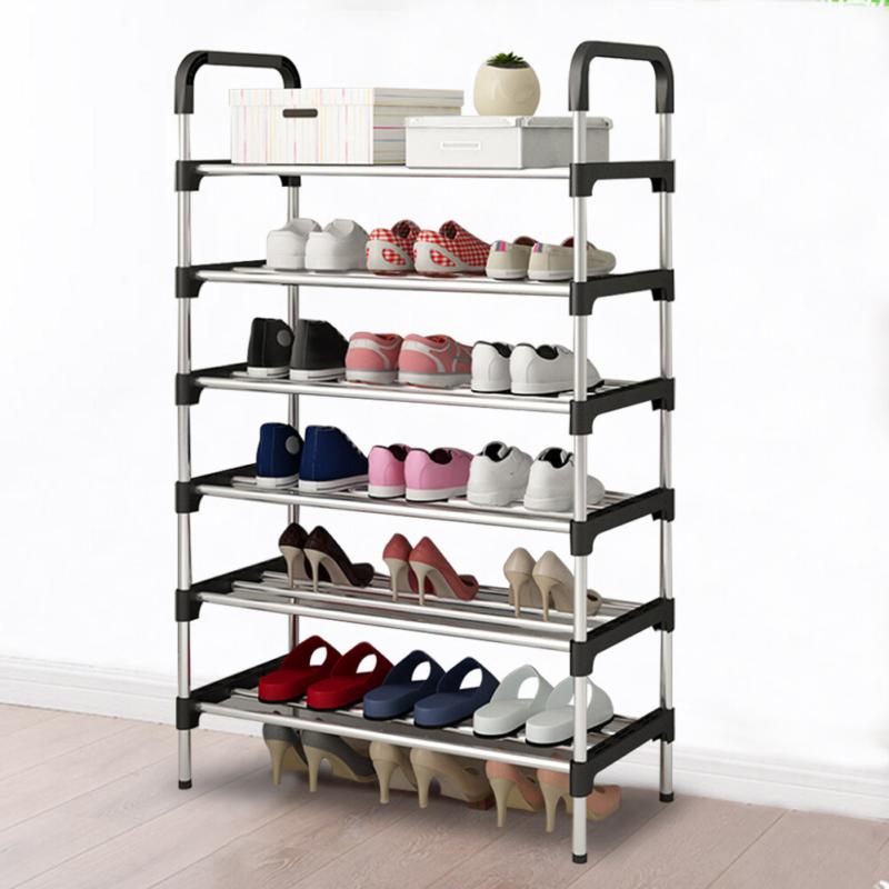 6 Tier Shoe Rack Stand Heavy Duty Sturdy Storage Self Organiser Up to 24 Pairs 3