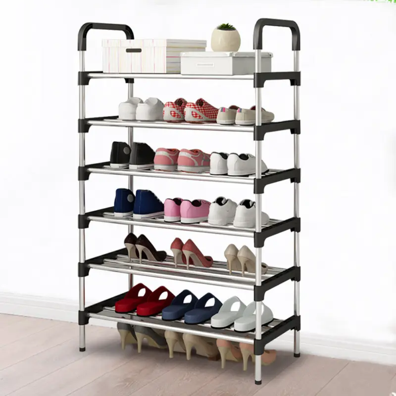6 Tier Shoe Rack Stand Heavy Duty Sturdy Storage Self Organiser Up to 24 Pairs 3