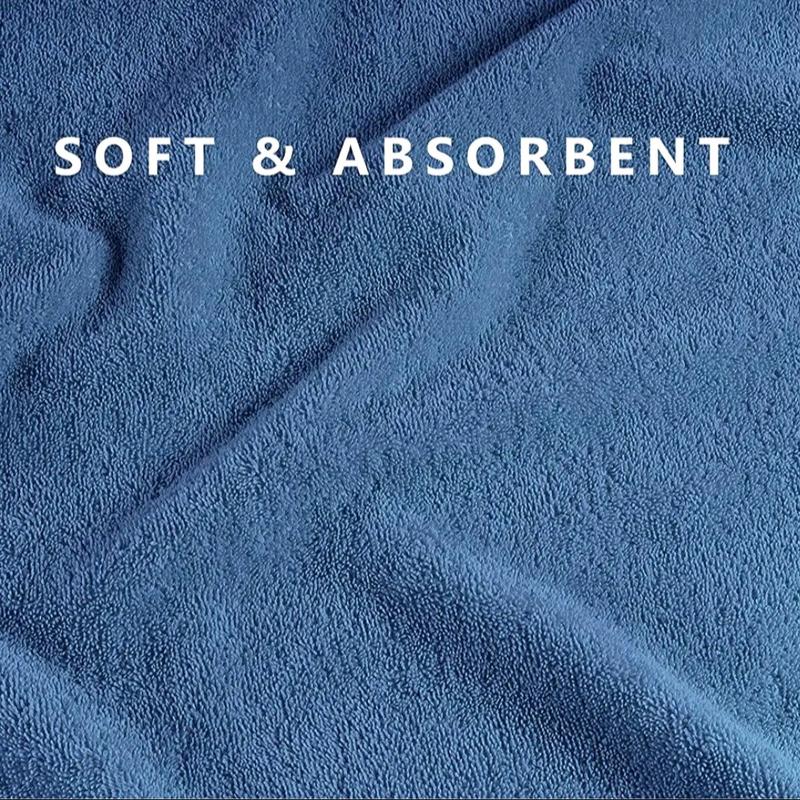 10 piece luxury towels,2 bath towels,(70x140cm)4 hand towels,(40x66cm) 4 face towel,(30x30cm) 500 gsm Set 6