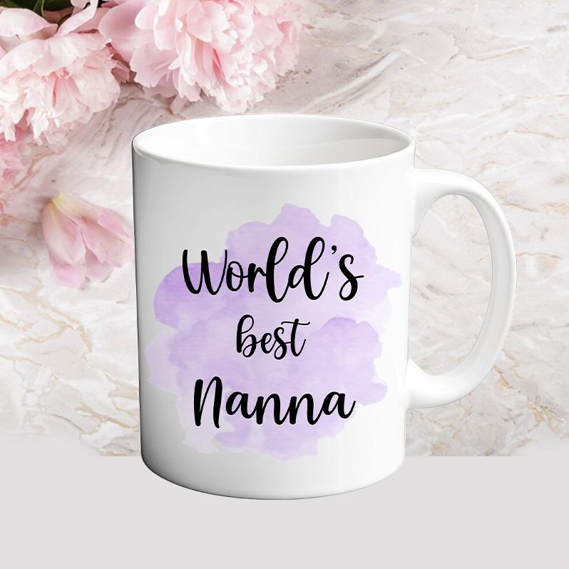 World's Best Nanna/ Nanny/ Gran Personalised Mug/ Cup Mother's Day Gift Double Sided Ceramic Reusable Coffee Drinkware Tumbler Reuse mothers cute 7