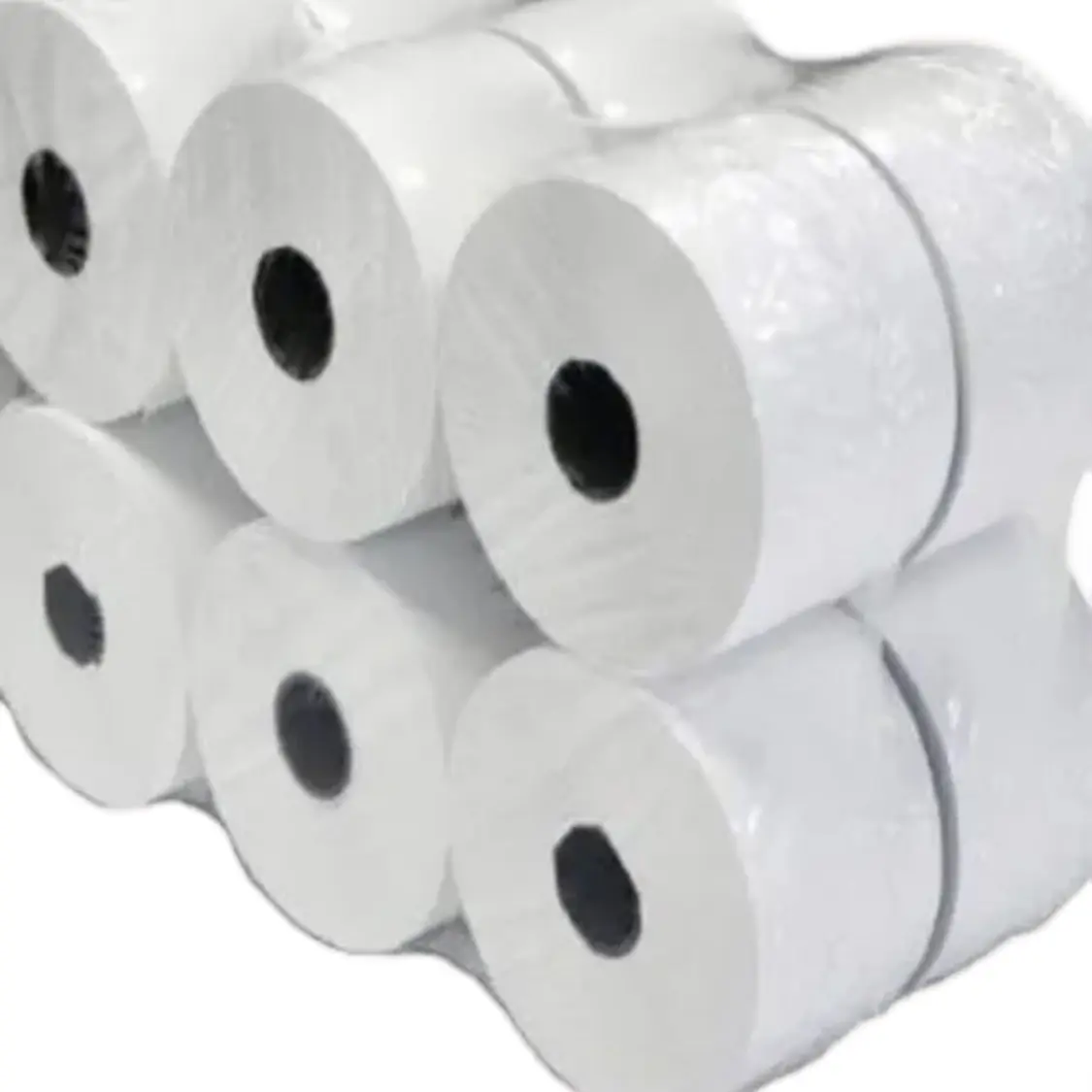12,rolls Quality 3" Mini Jumbo Toilet Rolls Soft Tissue Paper PURE PULP