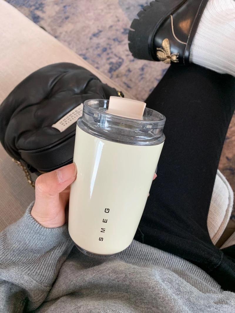 Product Introduction of 1PCS Tumbler Thermos Cup Milky White Coffee Mug Car Insulated Water Bottle Travel Stainless Steel Vacuum Flasks Drinking Kettle 0