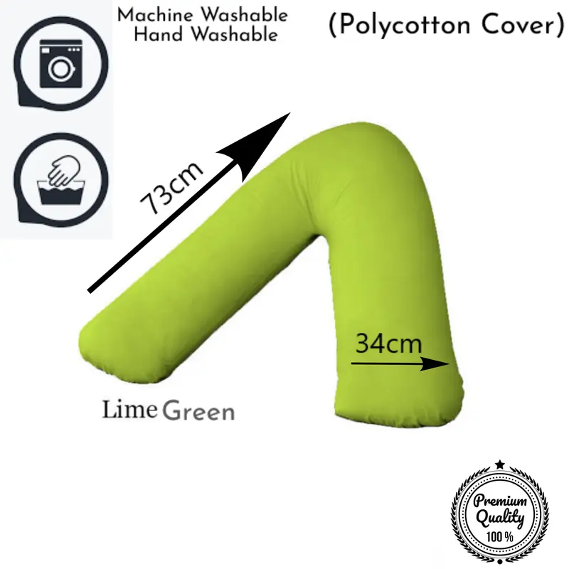 ARLINENS Polycotton V Support Pillowcase - Comfortable, Machine Washable, Available in Multiple Colors 7