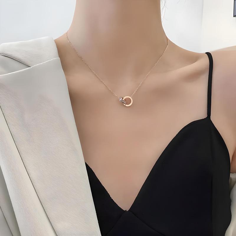Roman Link Chain Necklace 1