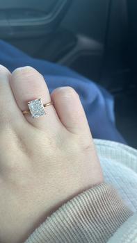 Product Review of Gold Lust Engagement Sterling Silver Ring from f**7 0